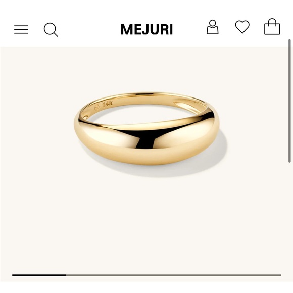 Mejuri Jewelry - Mejuri 14K Dome Ring